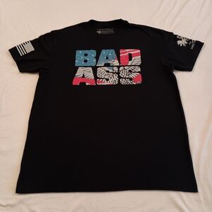 Grunt Style Club Member "Bad Ass" T-shirt Men's Size XL Black